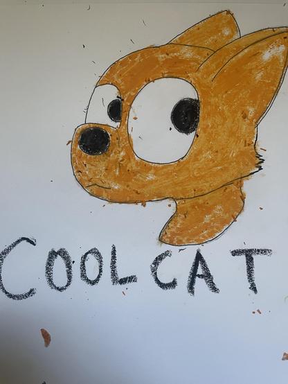 Drawing of Cool Cat